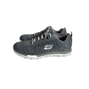 Skechers Women's Lightweight Flexsole Sneakers Grey Sz 9.5
